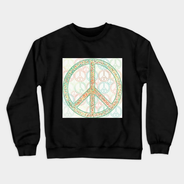 Peace Crewneck Sweatshirt by TanamArt